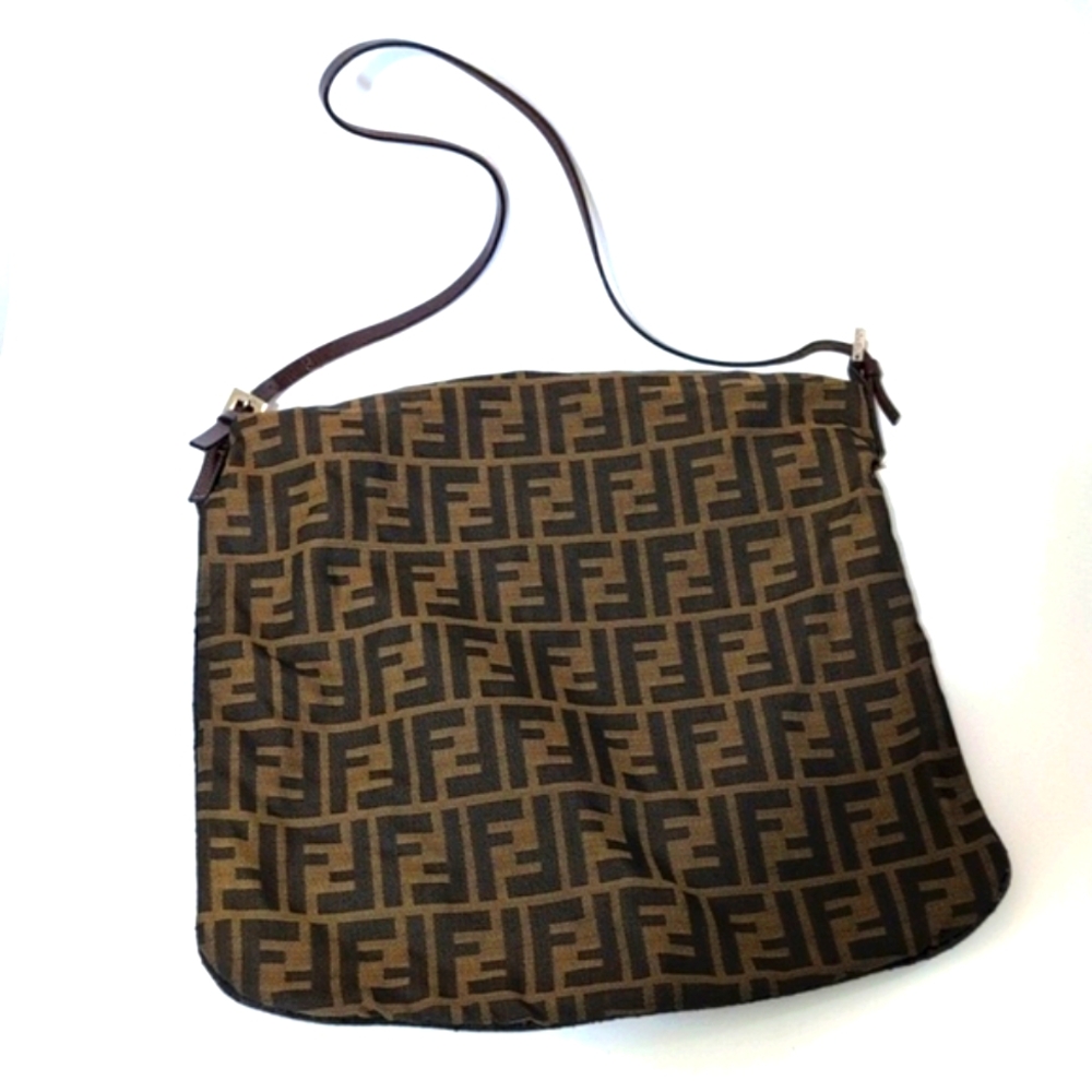 FENDI Zucca Canvas Shoulder Bag - Picture 8 of 15